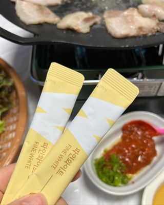 디오르 파인화이트 — 5점을 준 리뷰어가 2022년 2월 올린 사용 사진