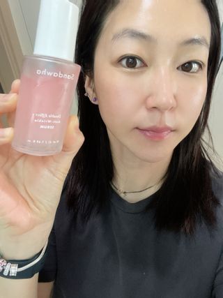 산다화 더블 이펙트 안티 링클 세럼 50ml — 5점을 준 리뷰어가 2023년 3월 올린 사용 사진