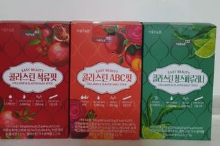 서울에프엔비 콜라스틴 3종 뷰티젤리스틱 45입 [ABC핏 15입 /  석류핏 15입 / 청스피루리나 15입] — 5점을 준 리뷰어가 2021년 9월 올린 사용 사진