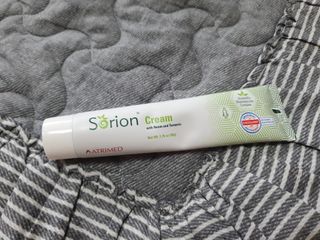 건선/아토/습진/민감성 피부 천연보습진정크림 소리온 크림 & 센시티브 크림 50g — 5점을 준 리뷰어가 2022년 1월 올린 사용 사진