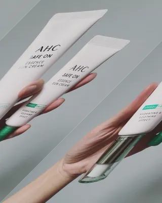 [AHC] 세이프온 에센스 선크림 올리브영 스페셜 증정 기획세트 — 5점을 준 리뷰어가 2022년 6월 올린 사용 사진