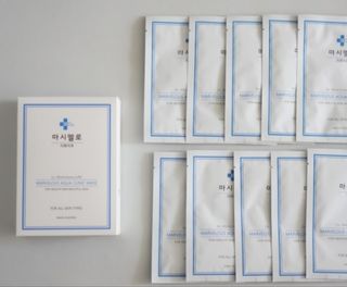 닥터마시멜로 닥터마스멜로 마블러스 아쿠아 클리닉 마스크 — 5점을 준 리뷰어가 2021년 5월 올린 사용 사진