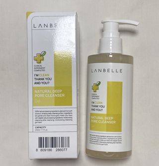 랑벨 내츄럴 딥 포어 클렌저 210ml (저자극 약산성 천연 클렌징 젤) — 5점을 준 리뷰어가 2022년 4월 올린 사용 사진