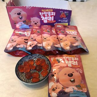 [팔도] 잔망루피젤리 믹스베리맛 42g 8개 — 5점을 준 리뷰어가 2022년 1월 올린 사용 사진