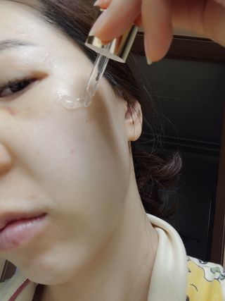 [보히케어] 컨센트레이트 이데베논 7 펩타이드 콤플렉스 앰플 — 3점을 준 리뷰어가 2023년 10월 올린 사용 사진