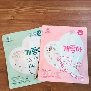 My Pet Care 천연단백질 관절건강에 개좋아 — 5점을 준 리뷰어가 2021년 3월 올린 사용 사진