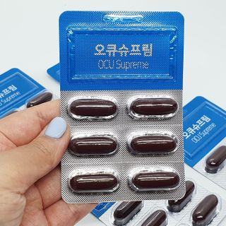 뉴트리션팩토리 비타프렙 오큐슈프림 루테인 오메가3 1050mg — 5점을 준 리뷰어가 2021년 7월 올린 사용 사진