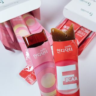 인디닥터 면역 생생 핑크 이뮨 젤리 + 타이탄 BCAA 프로틴 젤리스틱 — 5점을 준 리뷰어가 2022년 3월 올린 사용 사진