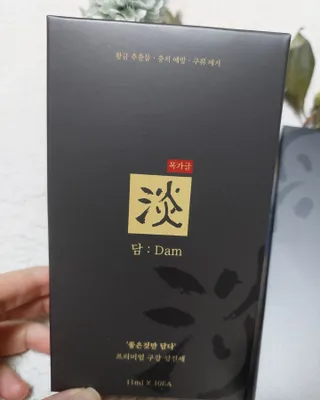 담소은 자극없는 무알콜 휴대용 한방가글 스틱 가글담 — 5점을 준 리뷰어가 2022년 10월 올린 사용 사진