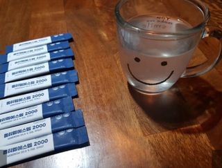 바른비타민 옵티엠에스엠2000 1박스 60포 관절 연골 복합건강기능식품 — 5점을 준 리뷰어가 2021년 6월 올린 사용 사진