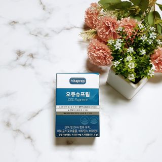 뉴트리션팩토리 비타프렙 오큐슈프림 루테인 오메가3 1050mg — 5점을 준 리뷰어가 2021년 7월 올린 사용 사진