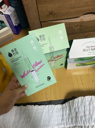 바노바기 코스메틱 바노바기 인젝션 마스크 (10매입) — 5점을 준 리뷰어가 2023년 6월 올린 사용 사진