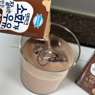 [구매평]덴마크 소화가 잘되는 우유로 만든 초코, 190ml, 24개 — 5점을 준 리뷰어가 2025년 2월 올린 사용 사진