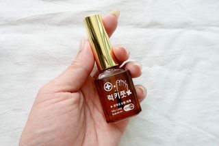 유케어 YOU CARE 문제성 손발톱케어_럭키풋 — 5점을 준 리뷰어가 2022년 10월 올린 사용 사진