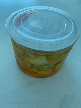 셰프애찬 단호박 백김치 1kg — 5점을 준 리뷰어가 2022년 10월 올린 사용 사진