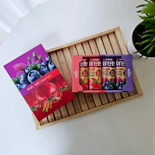 [롯데칠성] 야채듬뿍 더'진한 [롯데칠성] 야채는 이제 COLORFULL! 야채듬뿍  더 진한 레드 4개 +퍼플 4개 (총 8개) — 5점을 준 리뷰어가 2023년 6월 올린 사용 사진