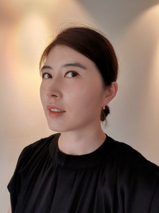 [골드앤디어] 14K 사선 큐빅 원터치 귀걸이_3color — 5점을 준 리뷰어가 2021년 6월 올린 사용 사진