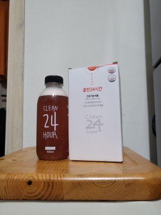 클린24시간 1BOX(5포) + 전용보틀(500ml) — 5점을 준 리뷰어가 2022년 8월 올린 사용 사진