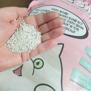[미유박스] 화이트 퓨어 샌드 6kg — 5점을 준 리뷰어가 2024년 6월 올린 사용 사진