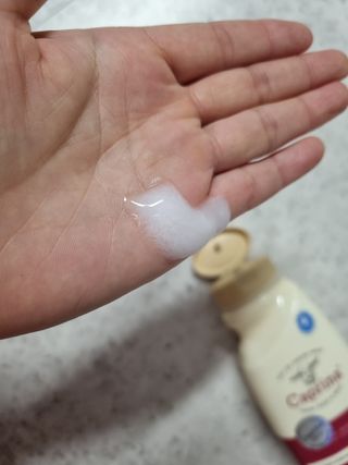 (구패키지)카프리나 프레쉬 산양밀크 어메이징 바디워시 500ml(오리지널향) — 5점을 준 리뷰어가 2023년 1월 올린 사용 사진