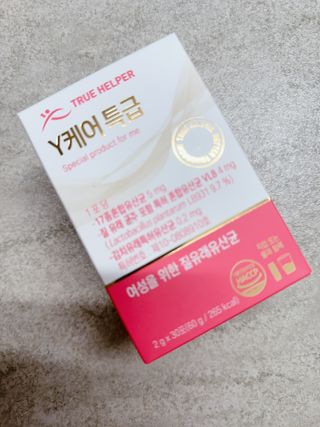 트루헬퍼 Y케어 특급 여성 질 유래 유산균 프로바이오틱스 1박스 — 5점을 준 리뷰어가 2023년 4월 올린 사용 사진