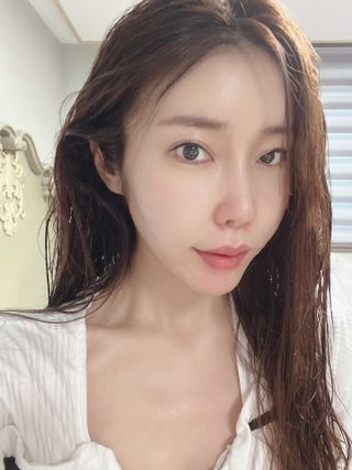 랑벨 랑바이오 블랙 시카 크림 50ml(블랙비 프로폴리스, 시카 4종, 판테놀 10 함유) — 5점을 준 리뷰어가 2022년 4월 올린 사용 사진