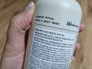 [위켄더스] 기분좋은 하루를 선사해주는 핸드& 바디워시 1종 랜덤발송 — 5점을 준 리뷰어가 2022년 4월 올린 사용 사진