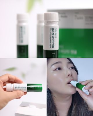 [줄리스초이스] 더마 뷰티 콜라겐 비오틴 앰플 — 5점을 준 리뷰어가 2023년 7월 올린 사용 사진