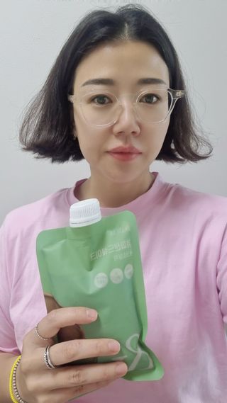 [뷰캔] 건강한 식사대용 앰퍼샌드 단백질 쉐이크 초코&말차 50g — 4점을 준 리뷰어가 2022년 6월 올린 사용 사진