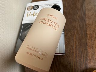 프리마인 더이상 뻣뻣하고 효과없는 탈모샴푸는 NO. 근본부터 케어하는 셀베이스 그린티샴푸(500ml) — 5점을 준 리뷰어가 2023년 5월 올린 사용 사진