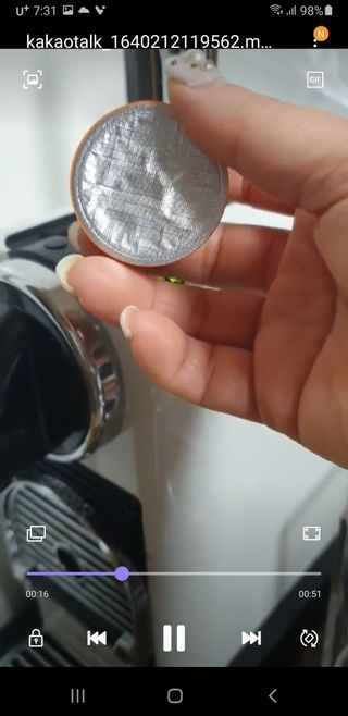 [카페뎀셀브즈] 캡슐커피 한달체험무료 호환캡슐 30개 0원 — 4.5점을 준 리뷰어가 2021년 12월 올린 사용 사진