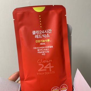 클린24시간 레드박스 1BOX(5포) + 전용보틀(500ml) — 3점을 준 리뷰어가 2024년 2월 올린 사용 사진