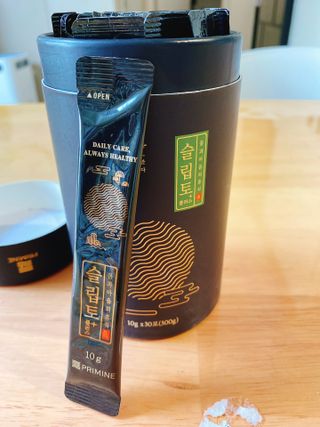 프리마인 자체 기업부설 연구소에서 찾아낸 건강한 수면의 비밀.  슬립토 플러스 30포 — 4점을 준 리뷰어가 2021년 10월 올린 사용 사진