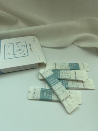 아토컴피 신생아도 사용가능한 무알러지 1회용 바디워시 여행키트 ( 독일 임상시험 완료) — 5점을 준 리뷰어가 2023년 2월 올린 사용 사진