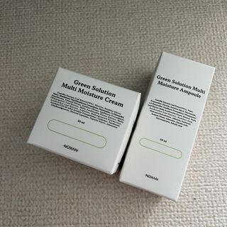 [녹산] 그린 솔루션 멀티 수분 앰플 + 그린 솔루션 멀티 수분크림 — 4점을 준 리뷰어가 2022년 11월 올린 사용 사진