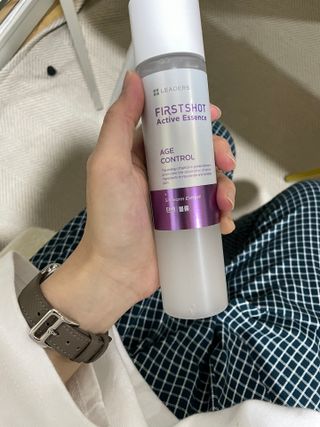 리더스코스메틱 리더스 퍼스트 샷 액티브 에센스 3종 — 5점을 준 리뷰어가 2022년 4월 올린 사용 사진