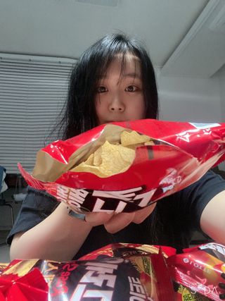 롯데제과 에어베이크드 쎈그레인 — 4점을 준 리뷰어가 2021년 6월 올린 사용 사진