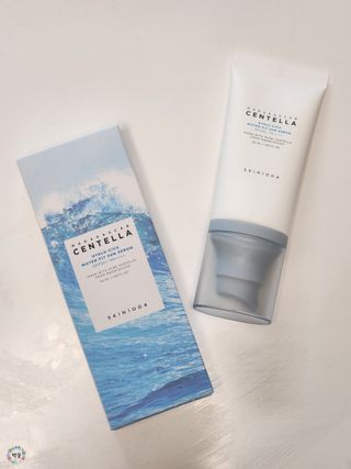 [스킨1004] 마다가스카르 센텔라 히알루-시카 워터핏 선세럼 50ml — 5점을 준 리뷰어가 2024년 5월 올린 사용 사진