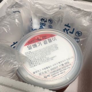 셰프애찬 알배기 겉절이 김치 1kg — 5점을 준 리뷰어가 2022년 11월 올린 사용 사진