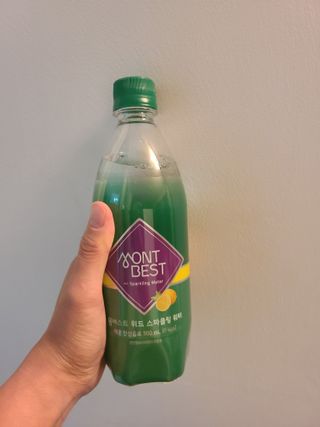 몽베스트 Montbest with Sparkling water Lemon OR Lime 20병(랜덤) — 3점을 준 리뷰어가 2021년 10월 올린 사용 사진