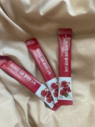 이너미인 석류 콜라겐 스틱 — 3점을 준 리뷰어가 2021년 1월 올린 사용 사진