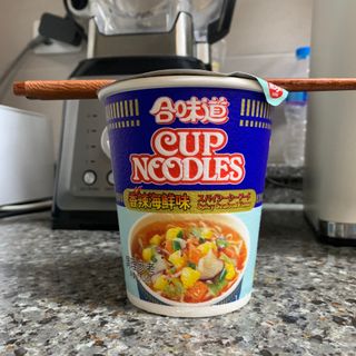 NISSIN 닛신 컵누들  4종 - 씨푸드오리지날, 씨푸드 스파이시, 씨푸드 커리, 씨푸드 XO소스 — 5점을 준 리뷰어가 2022년 1월 올린 사용 사진