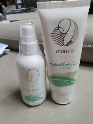 mom e 맘이 내추럴 베이비 케어 크림+바디오일 — 5점을 준 리뷰어가 2021년 1월 올린 사용 사진