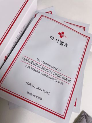닥터마시멜로 마블러스 멀티 클리닉 마스크 — 5점을 준 리뷰어가 2021년 2월 올린 사용 사진