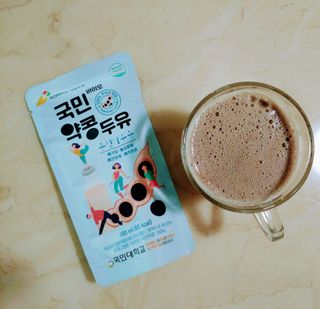 국민바이오 약콩두유 — 5점을 준 리뷰어가 2022년 5월 올린 사용 사진