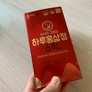 힘내라김홍삼 하루홍삼정스틱 10g x 10포 — 5점을 준 리뷰어가 2021년 5월 올린 사용 사진