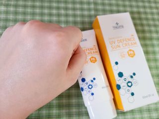[트리티스] UV 디펜스 선크림 PA+++ / SPF50+  60ml — 5점을 준 리뷰어가 2021년 1월 올린 사용 사진