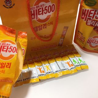 광동생활건강 [광동] 비타500데일리스틱 70포+쇼핑백+구미3개 — 5점을 준 리뷰어가 2021년 12월 올린 사용 사진