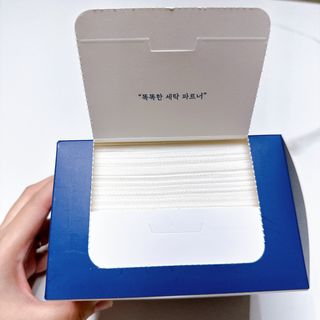 [올가드] 이염방지 세탁시트(100매입) 1BOX — 5점을 준 리뷰어가 2023년 2월 올린 사용 사진