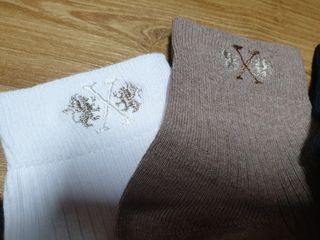 [사이즈가 있는 양말 필로이] 남/여 골지 발목 양말 4족 세트 남【S, M, L, XL】여【S, M, L】_컬러 랜덤 — 5점을 준 리뷰어가 2022년 6월 올린 사용 사진